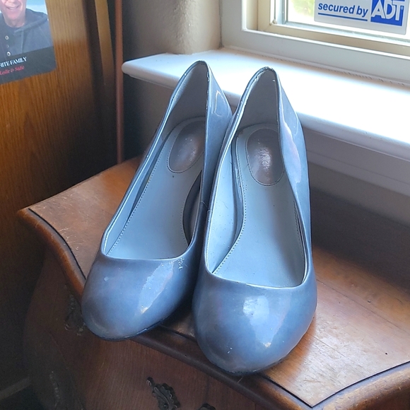 Nickels Shoes - Gray Nickels 2 Inch Heels